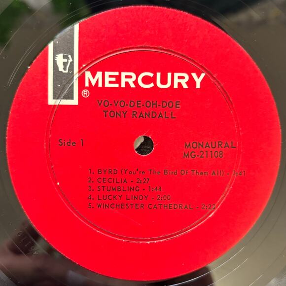 Vintage Mercury Records Tony Randall Vo, Vo, De, Oh, Doe - Picture 4 of 10